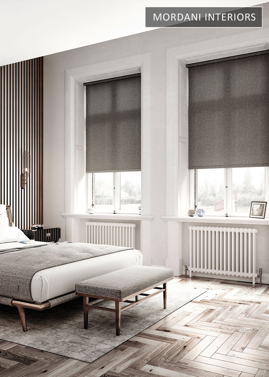 Salvador Ash Grey Translucent Window Roller Blinds